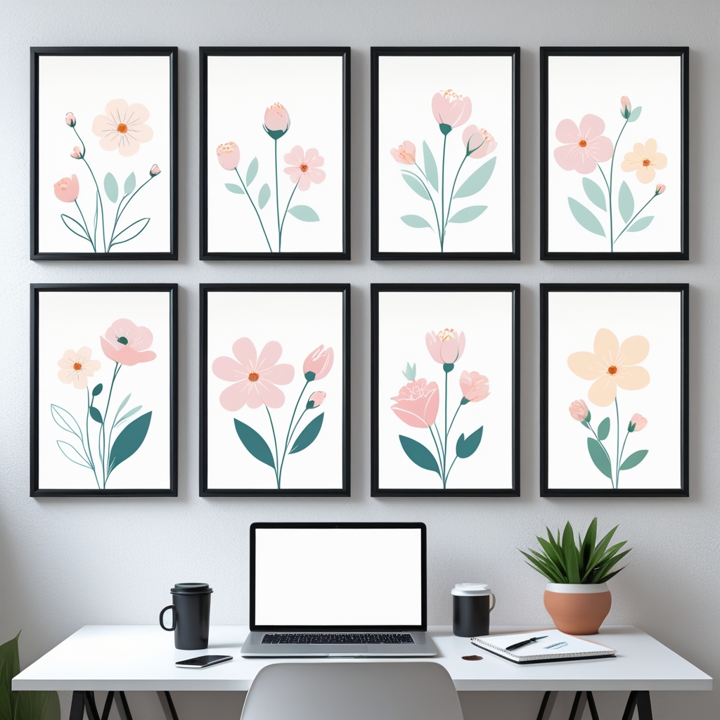 Minimalist Floral Posters - Image 4