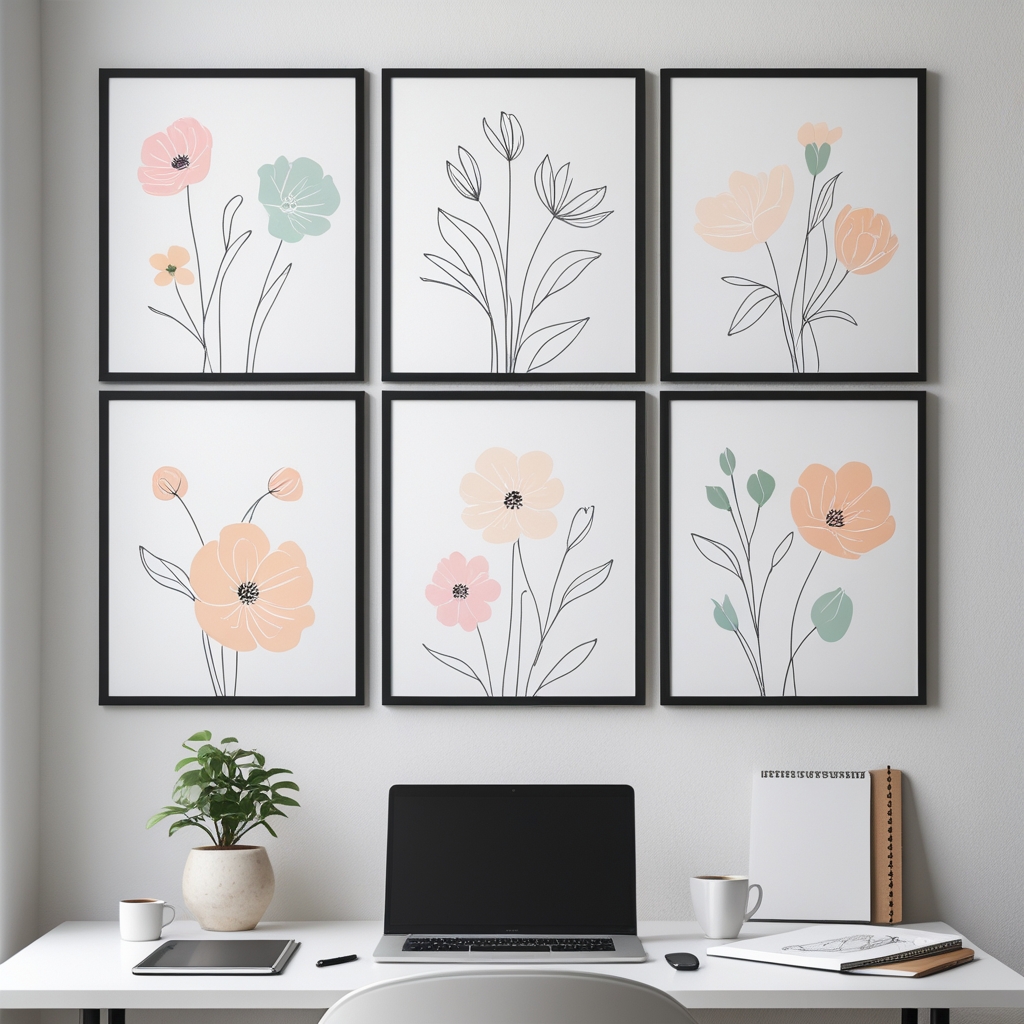 Minimalist Floral Posters - Image 3