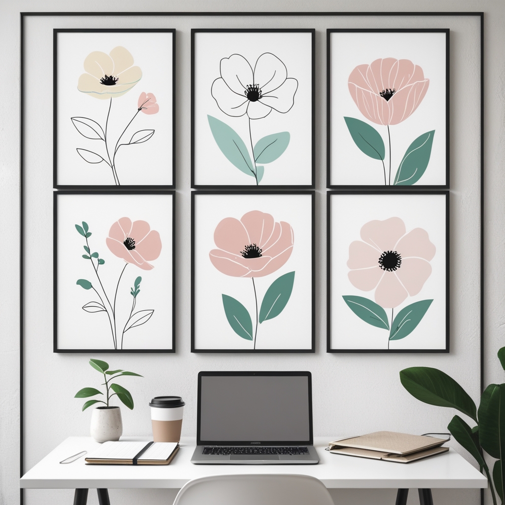 Minimalist Floral Posters - Image 2